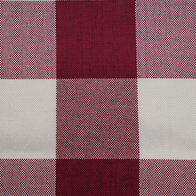 10*10 Plaid Polyester Linen Fabric